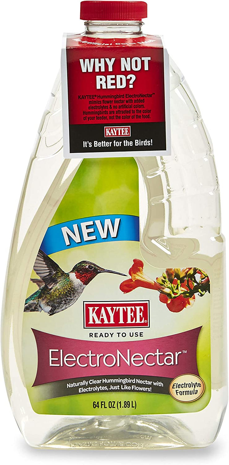 Kaytee Hummingbird Electronectar Wild Bird Food, Ready to Use, 64 Ounces