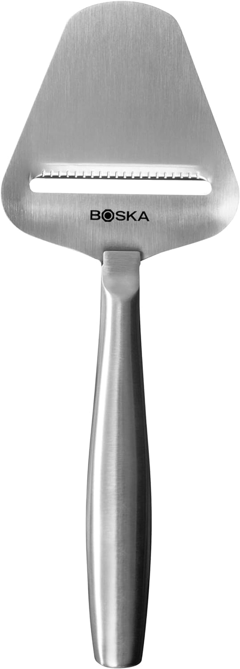 Boska Stainless Steel Cheese Slicer - Copenhagen for All Types of Cheese - Multi-Functional Cheese Slicer - Handheld Slicer - Silver Non-Stick - Dishwasher Safe - for Kitchen Cooking