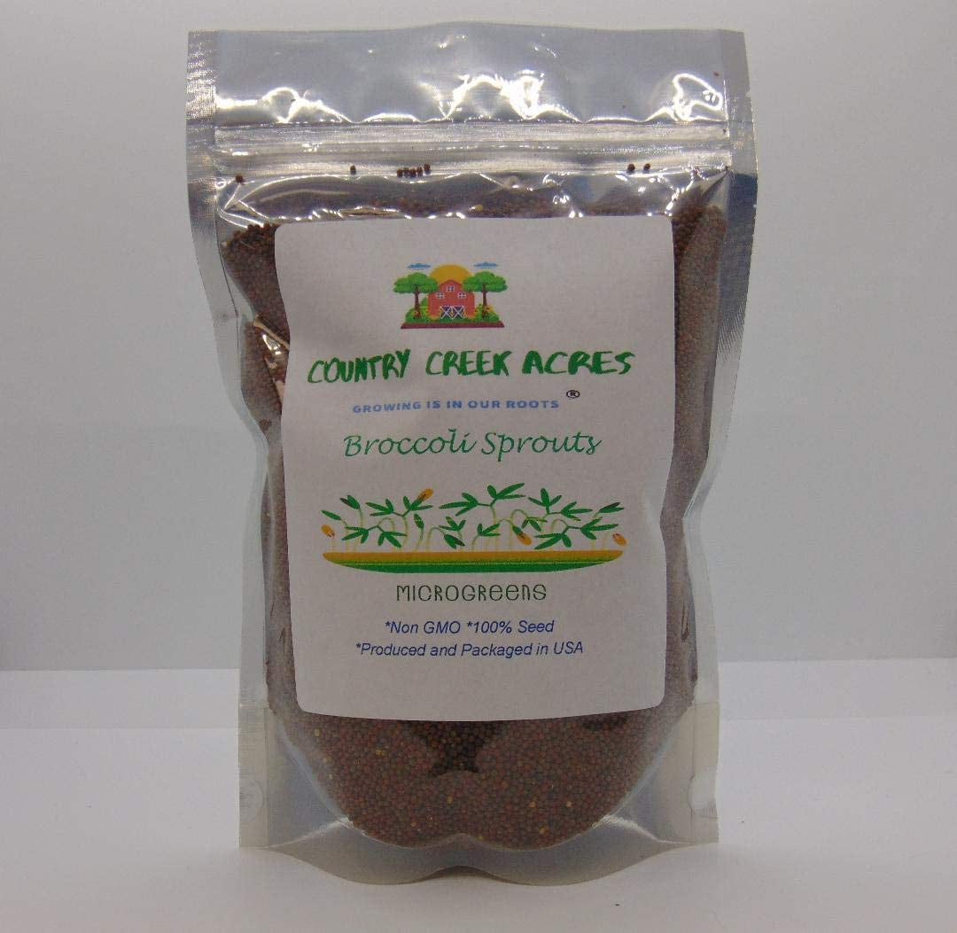 Broccoli Seeds for Sprouting Sprouts Microgreens (8 Oz of Pure Seed. Country Creek LLC. Brand.
