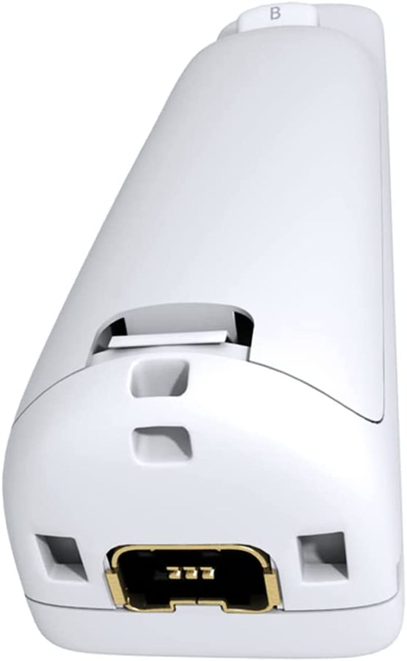 Wii Controller 2 Pack, Wii Remote Controller, with Silicone Case and Wrist Strap, Remote Controller for Wii/Wii U, White