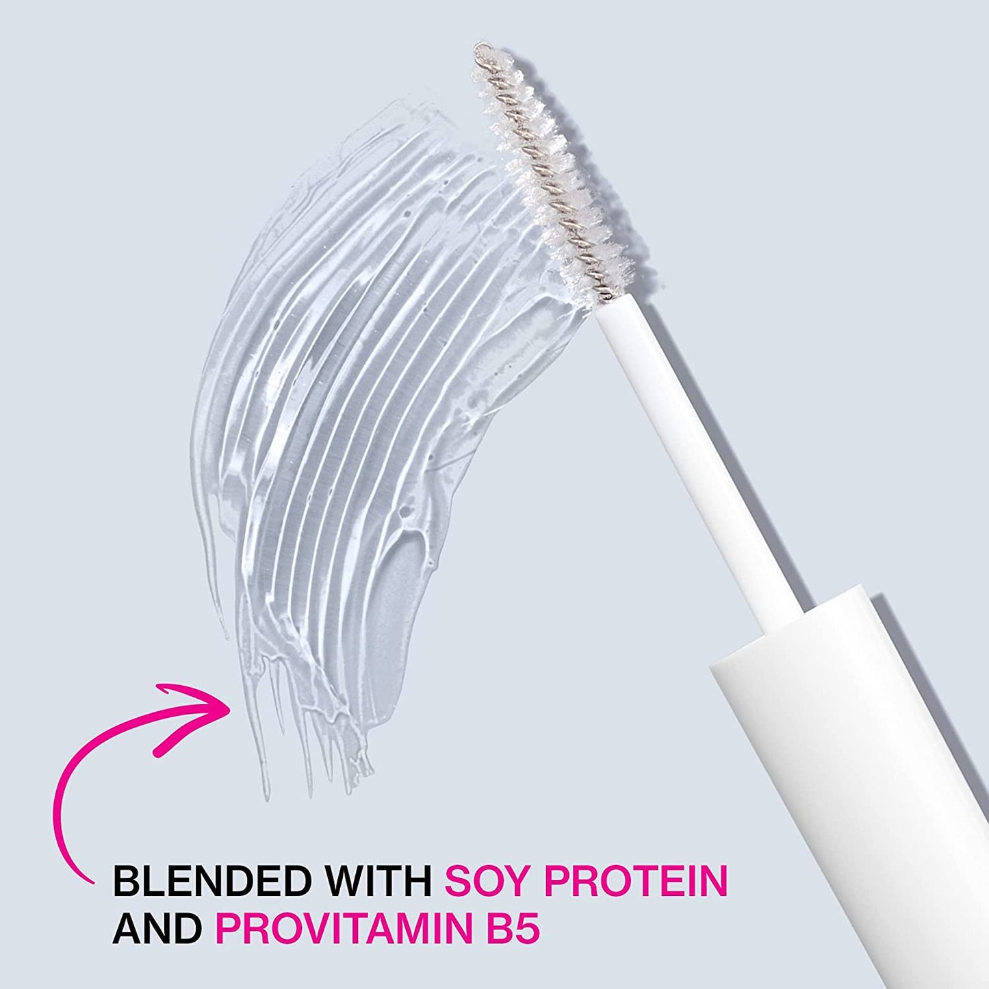 Wet N Wild Mega Clear Brow & Lash Mascara - Sculpts Brows, Defines Lashes, Conditioning with Soy Protein & Provitamin B5, Primer & Top Coat, Cruelty-Free & Vegan - Clear