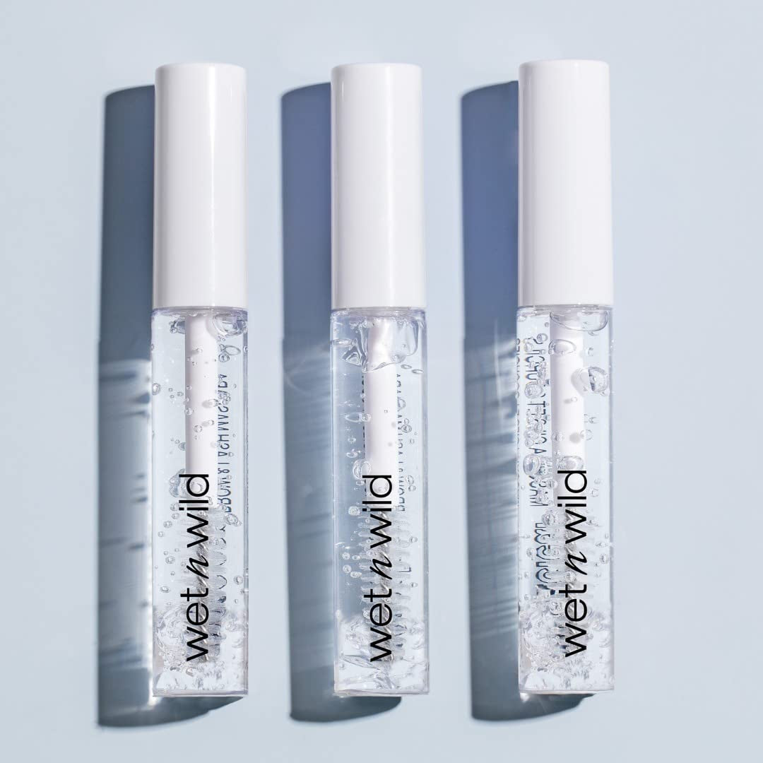 Wet N Wild Mega Clear Brow & Lash Mascara - Sculpts Brows, Defines Lashes, Conditioning with Soy Protein & Provitamin B5, Primer & Top Coat, Cruelty-Free & Vegan - Clear