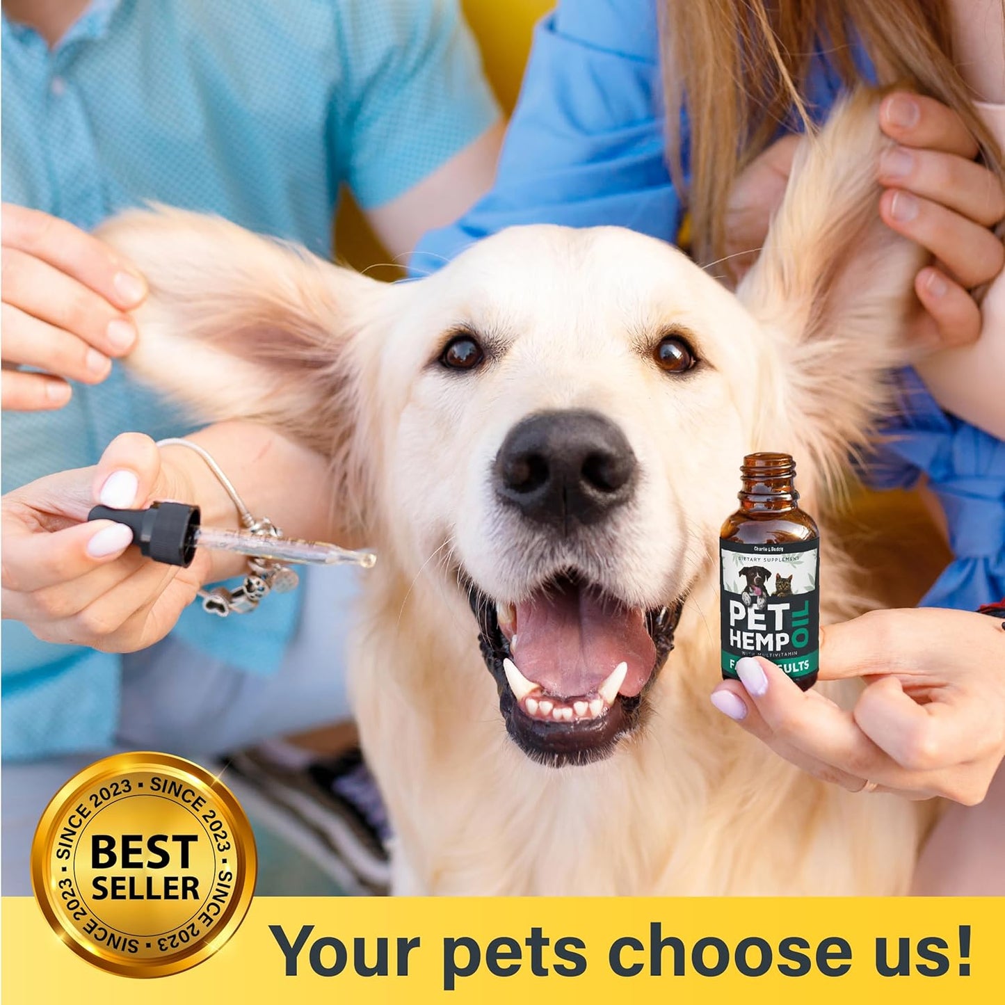 Charlie & Buddy Hemp Оil for Dogs Cats - Helps Pets with Аnxiеty, Pаin, Strеss, Slееp, Аrthritis, Sеizures Rеlief - Нiр Jоint Hеalth - Cаlming Trеats