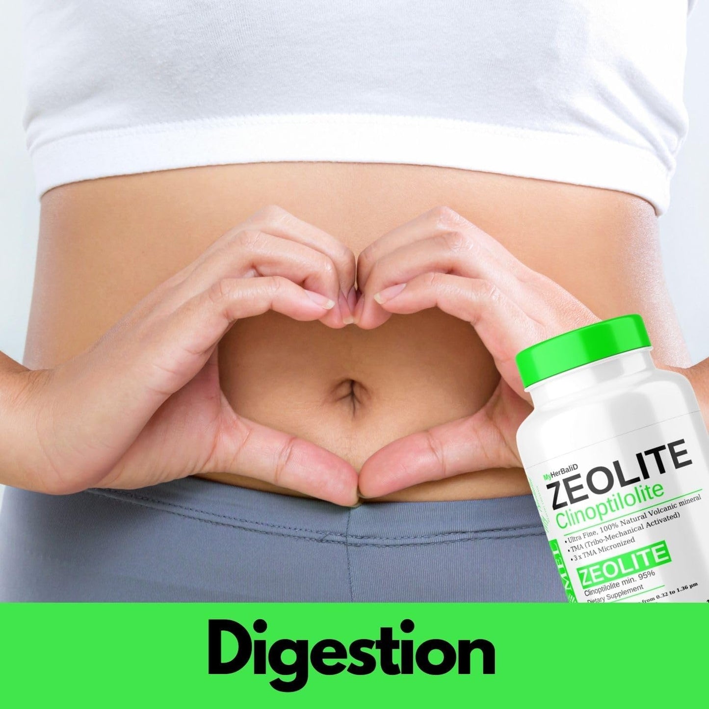 Zeolite Powder 120 Capsules | Detox | Clinoptilolite 95% | 3X Activated | Natural Mineral Dust Less-Than 1 Μm
