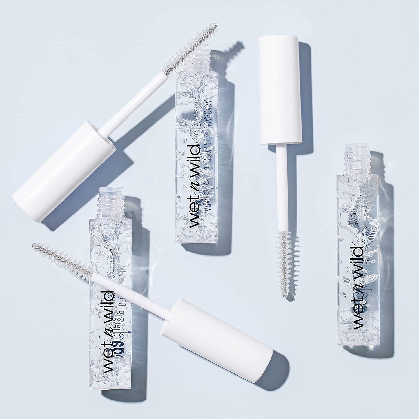 Wet N Wild Mega Clear Brow & Lash Mascara - Sculpts Brows, Defines Lashes, Conditioning with Soy Protein & Provitamin B5, Primer & Top Coat, Cruelty-Free & Vegan - Clear
