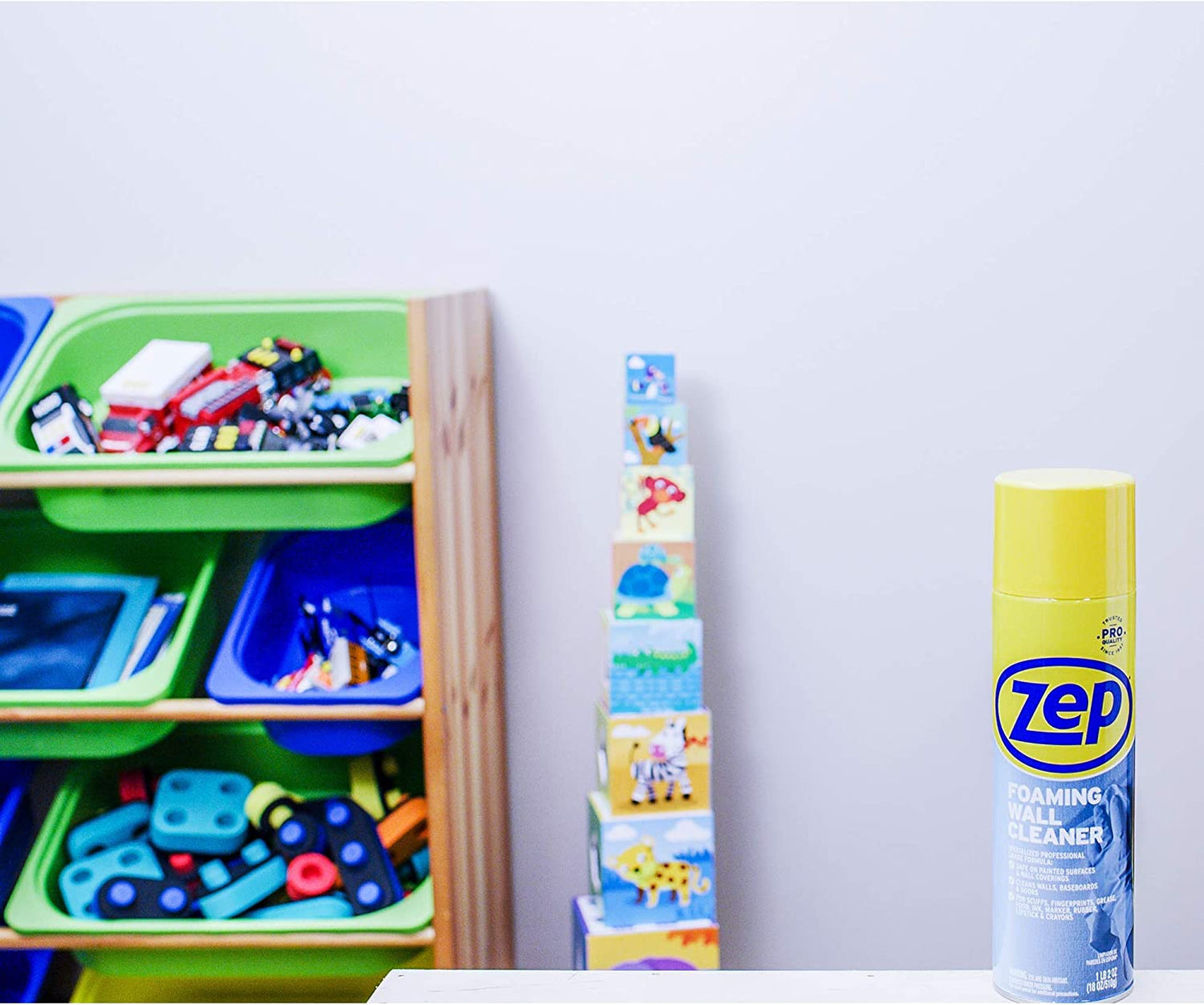 Zep ZUFWC18 Foaming Wall Cleaner, 18 Oz, Clear