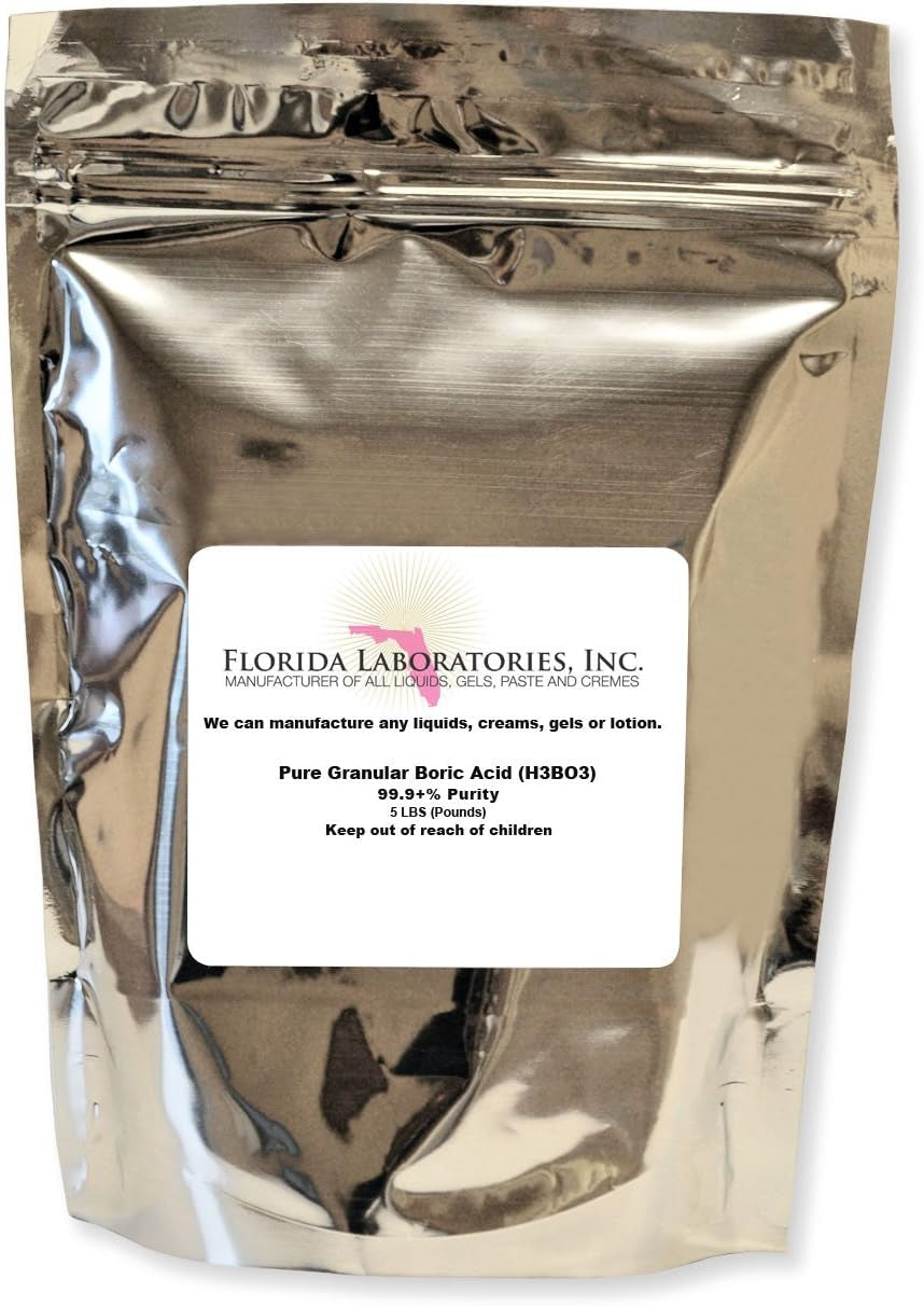 Boric Acid Granular Powder 5 Lb. Create Your Own Solution