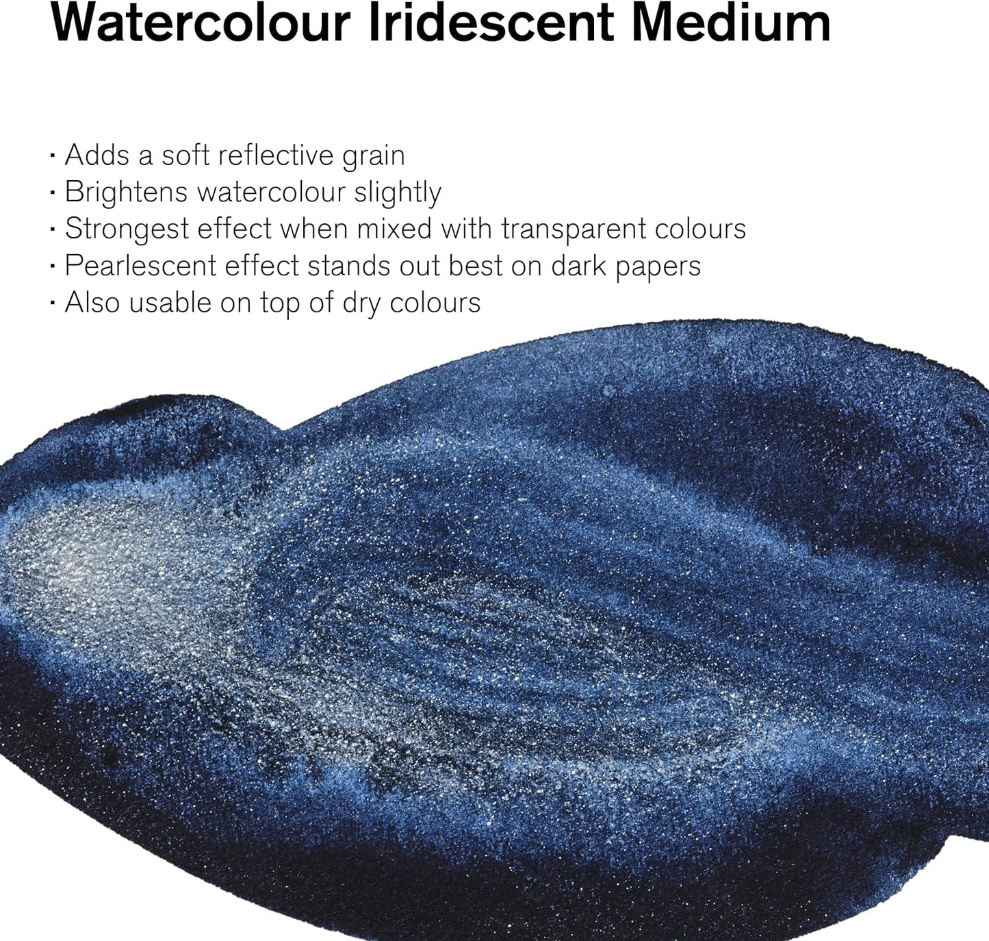 Winsor & Newton Watercolor Medium, Iridescent Medium, 75Ml (2.5-Oz) Bottle
