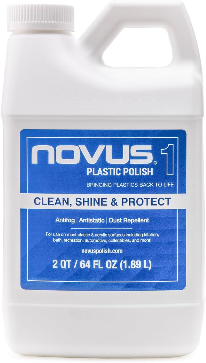 NOVUS 7050 | Plastic Clean & Shine #1 | 64 Ounce Bottle