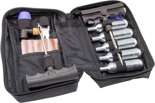 CO2 Motorcycle, ATV, UTV Flat Repair Kit Tubeless Tire Repair Kit