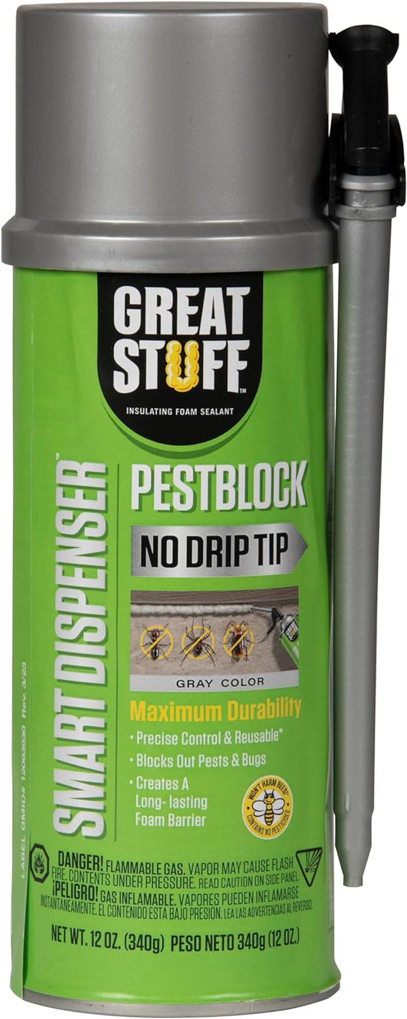 Great Stuff 99112809 Smart Dispenser Pestblock, Gray