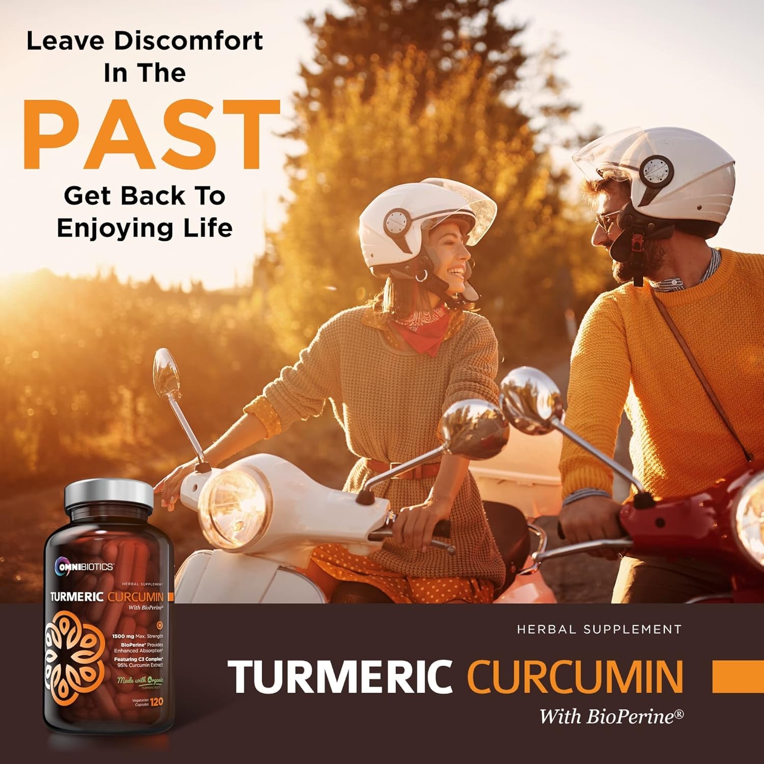 Organic Turmeric Curcumin Extract Supplement 1500Mg with Bioperine and 95% Curcuminoids Extract – Turmeric and Black Pepper Supplement Extract (10Mg) - Turmeric Capsules - 120 Vegetarian Capsules
