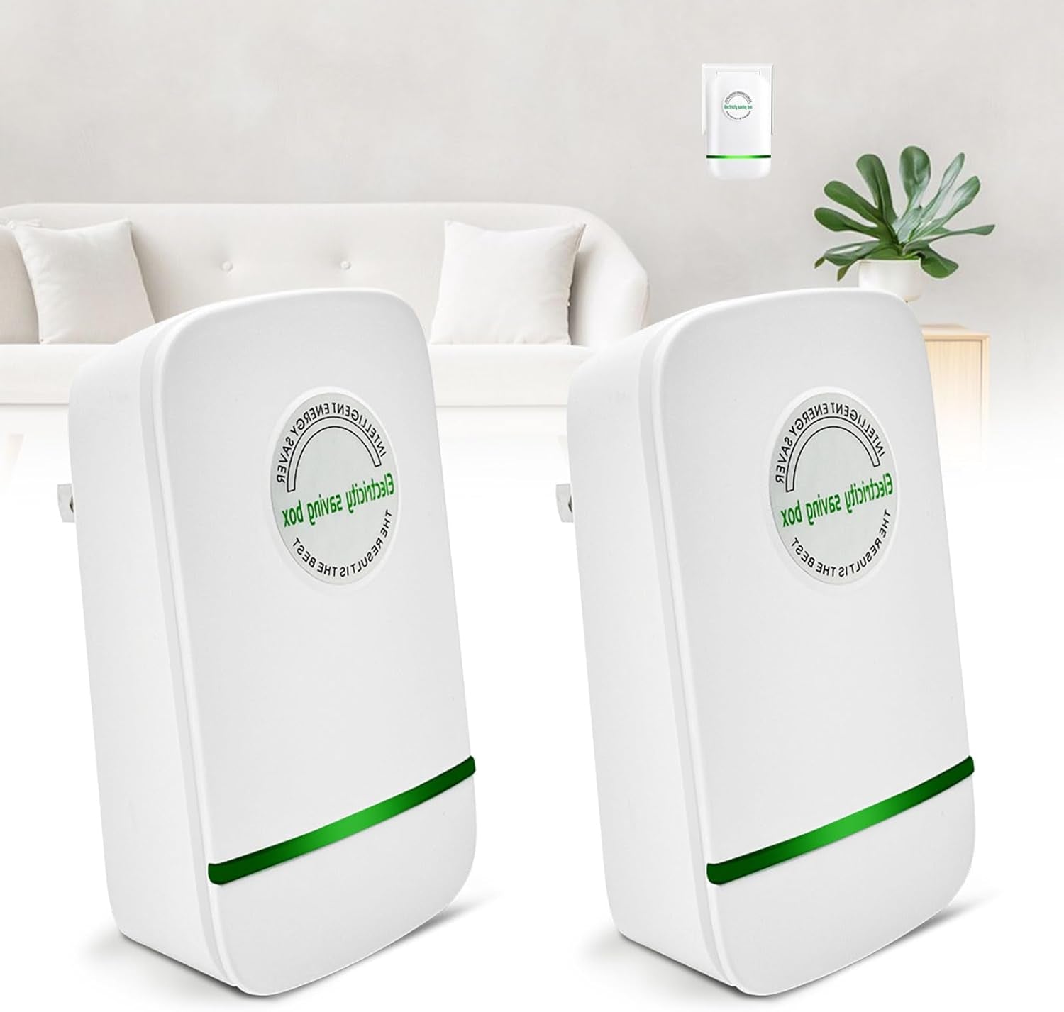 Stop Watt Energy Saving Device,Power Saver Electricity Saving Device save Electricity, Power Energy Saver, Electricity Saving Box with Us Plug 90V-250V 30Kw, 2 Pack