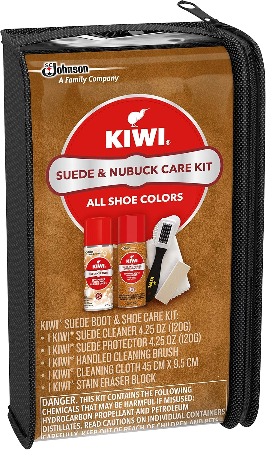 KIWI Suede Boot Shoe Care Kit, 1 CT