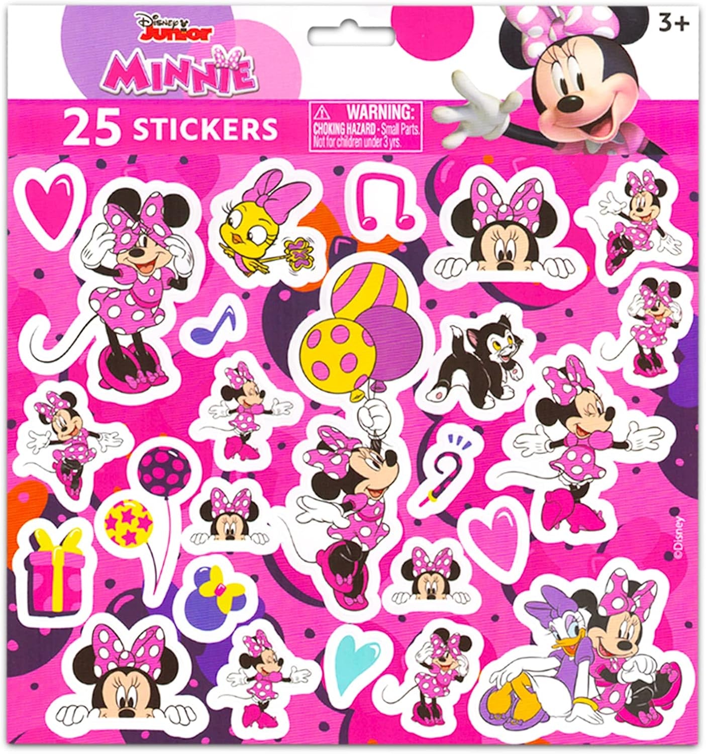 Minnie Mouse Drum Set for Girls - Bundle with Minnie Drum Music Set, Minnie Stickers, More | Minnie Musical Toys for Girls