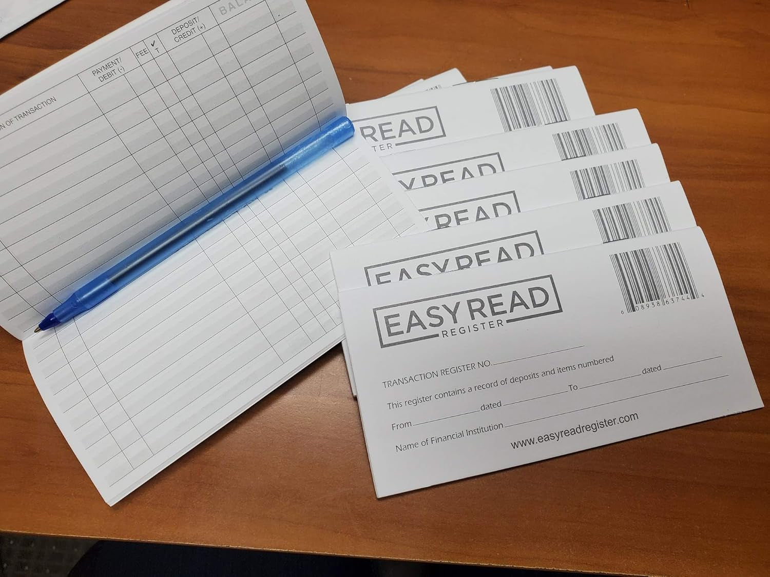 12 Check Registers for Personal Checkbook - Made in the USA - Checkbook Ledger Transaction Registers