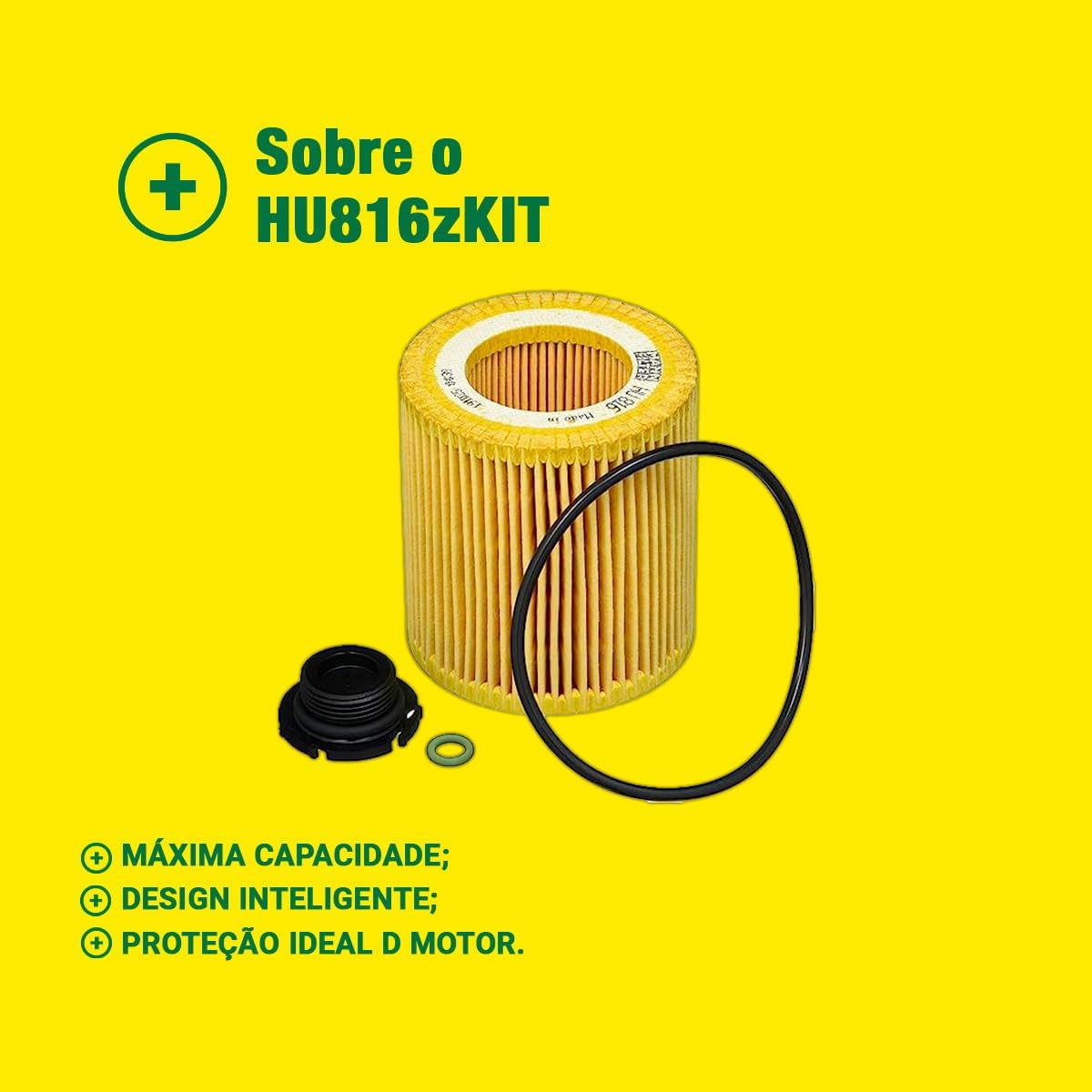 MANN-FILTER HU 816 Z KIT Oil Filter - Cartridge