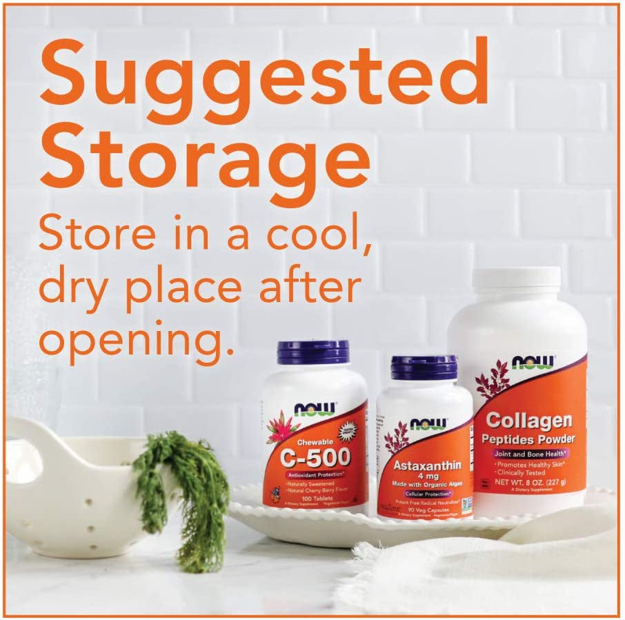 NOW Foods Supplements, L-Theanine 200 Mg with Inositol, Stress Management*, 60 Veg Capsules