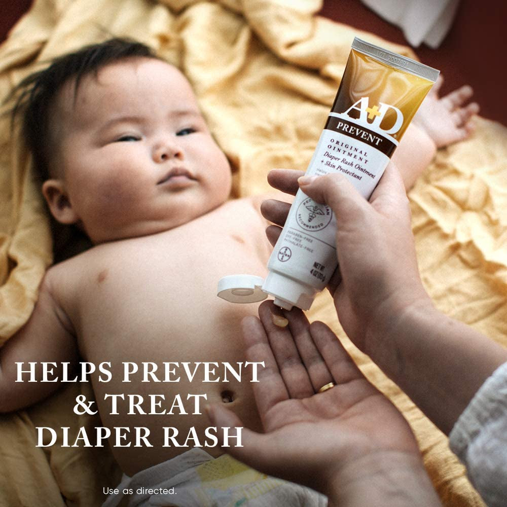 A+D Original Diaper Rash Ointment, Skin Protectant with Lanolin and Petrolatum, (Packaging May Vary) Cream 16 Ounce (Pack of 1)