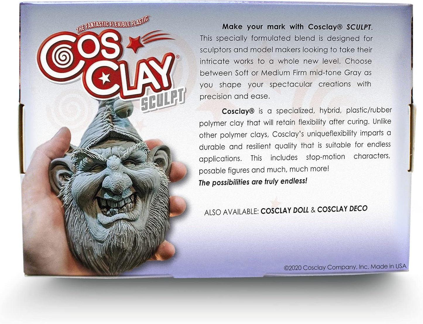 Sculpt - Soft Gray - Flexible Polymer Clay (1Lb)