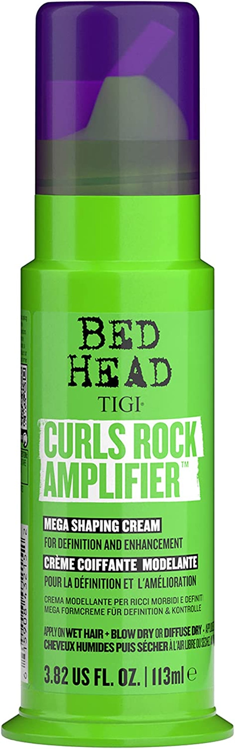 Bed Head by TIGI Curls Rock Amplifier Curl Cream for Curly Hair, the Ultimate Curl Cream for Curly Hair Care 3.82 Fl Oz