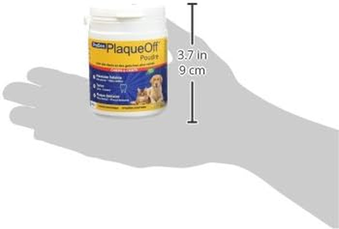 Proden Plaqueoff Powder for Dogs & Cats - Pet Dental Care Supplement for Teeth Cleaning & Oral Health - Dog Breath Freshener & Plaque Remover - 180 G
