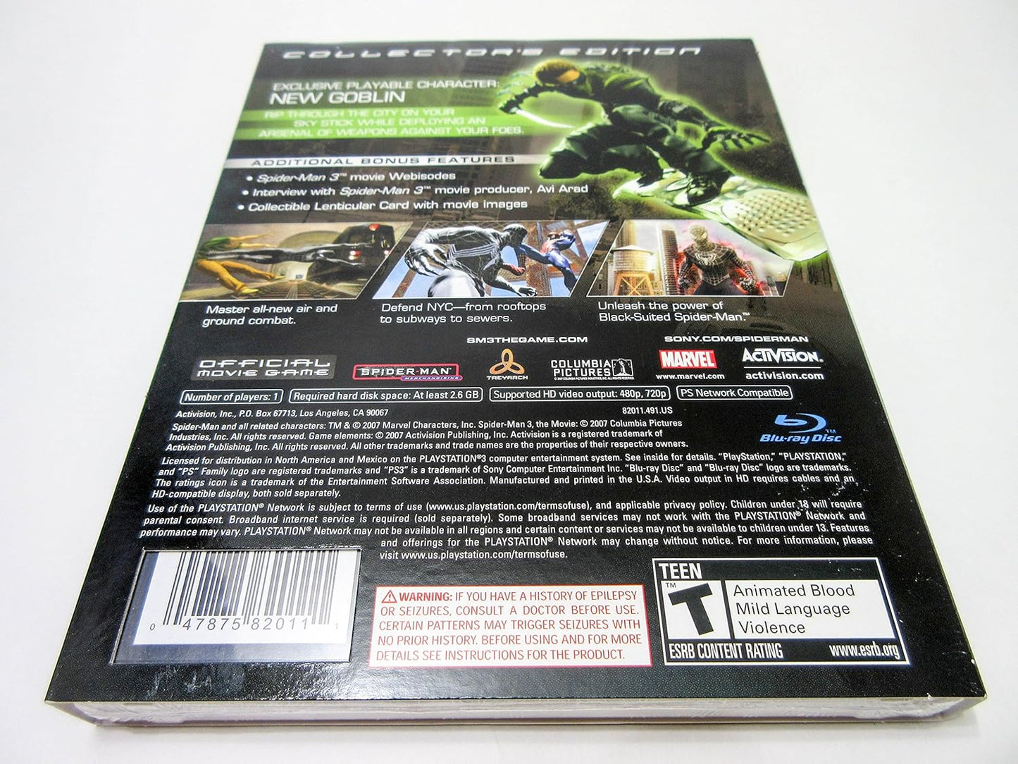 Spider-Man 3 (Collector'S Edition) - Playstation 3