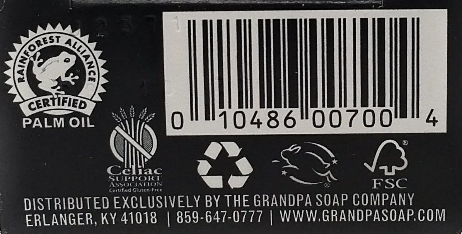 Grandpas Wonder Pine Lathers White Tar Bath Bar Soap - 3.25 Oz