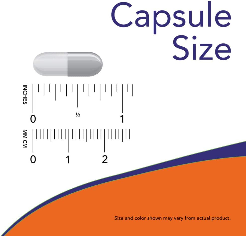 NOW Foods Supplements, L-Theanine 200 Mg with Inositol, Stress Management*, 60 Veg Capsules