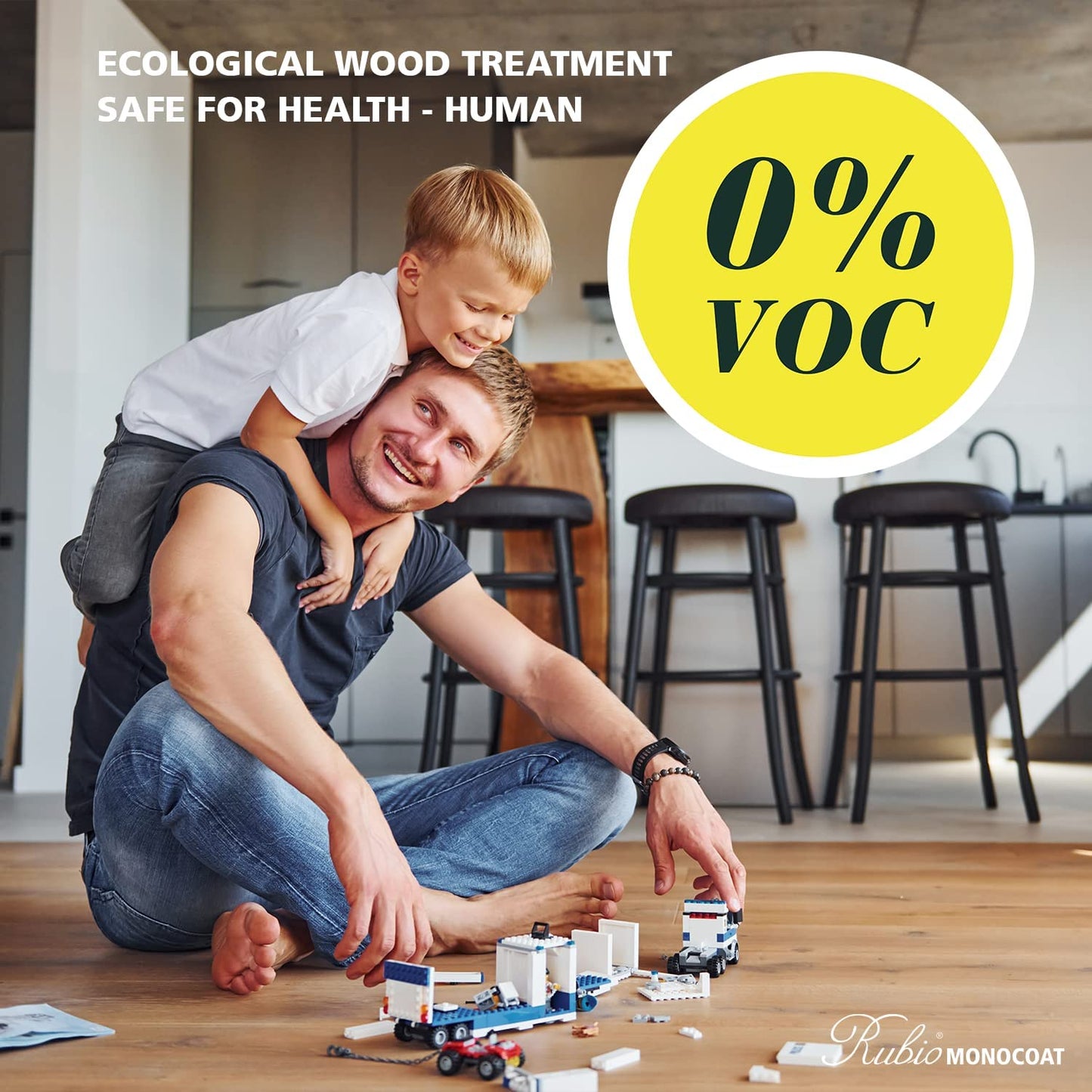 Rubio Monocoat Oil plus 2C, 350 Milliliters, Pure, Interior Wood Stain and Finish, Food Safe, Easy One-Coat, Linseed Oil, Plant Based, Voc/Solvent Free, Furniture & Flooring Hardwax Oil