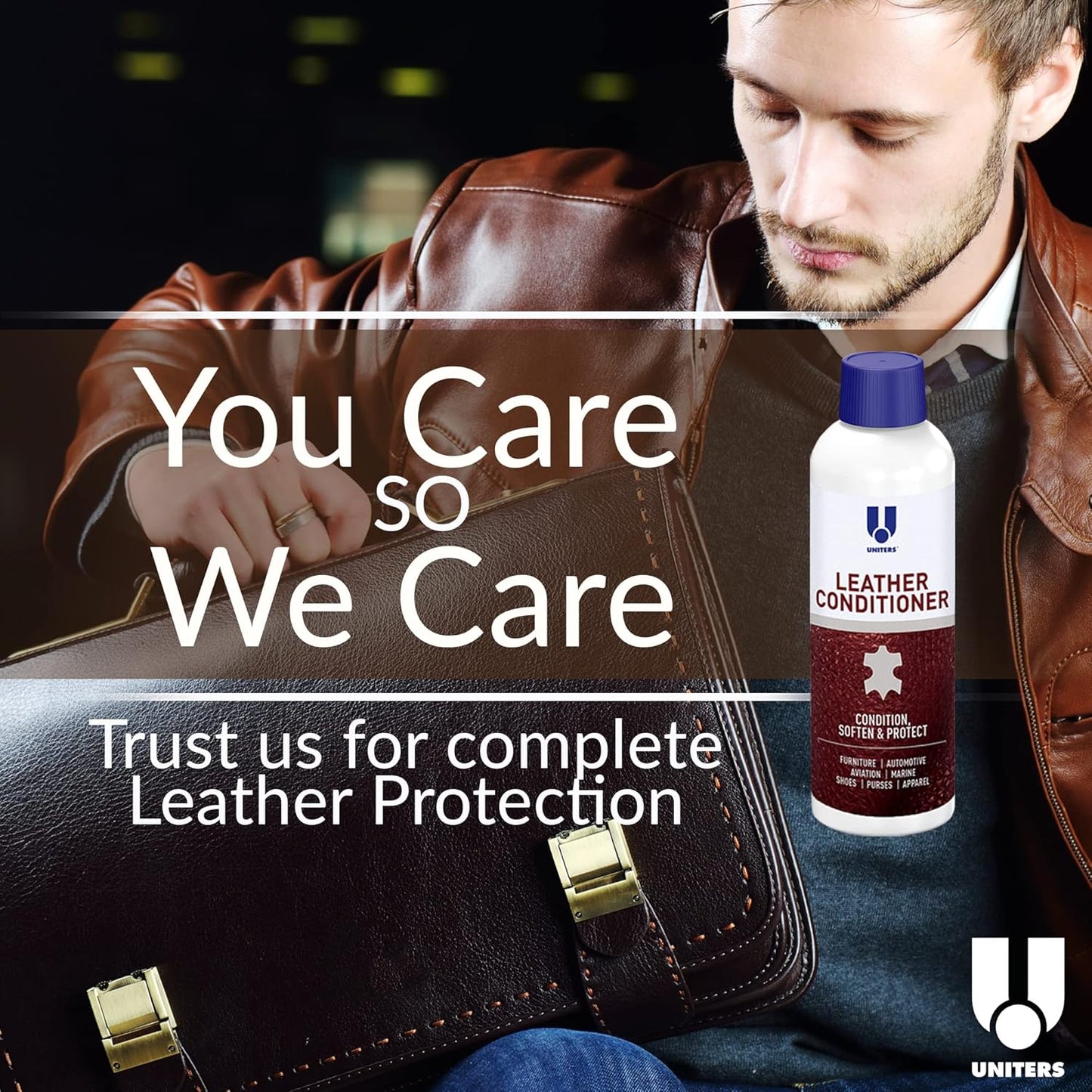 Leather Conditioner Cream Protector – Leather Conditioner for Car Seats, Motorcycles, Furniture, Holsters, Saddle, Handbags, Apparel, Boots and Shoes - Interior Care Products 500Ml 16.9 Oz