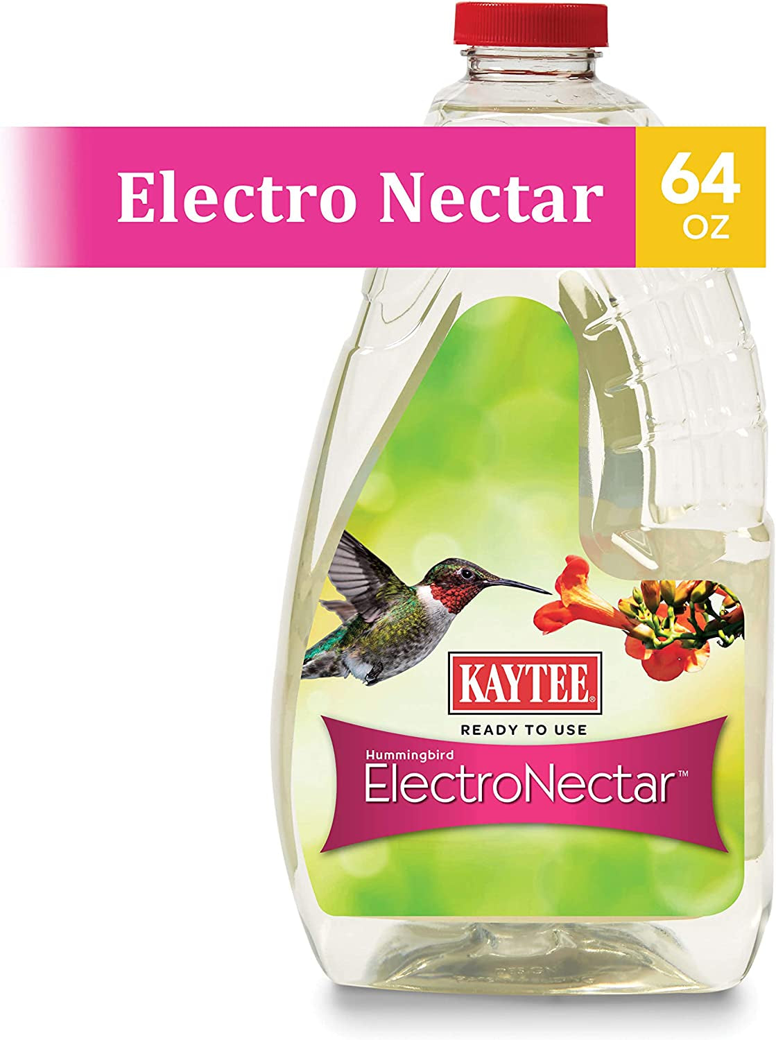Kaytee Hummingbird Electronectar Wild Bird Food, Ready to Use, 64 Ounces