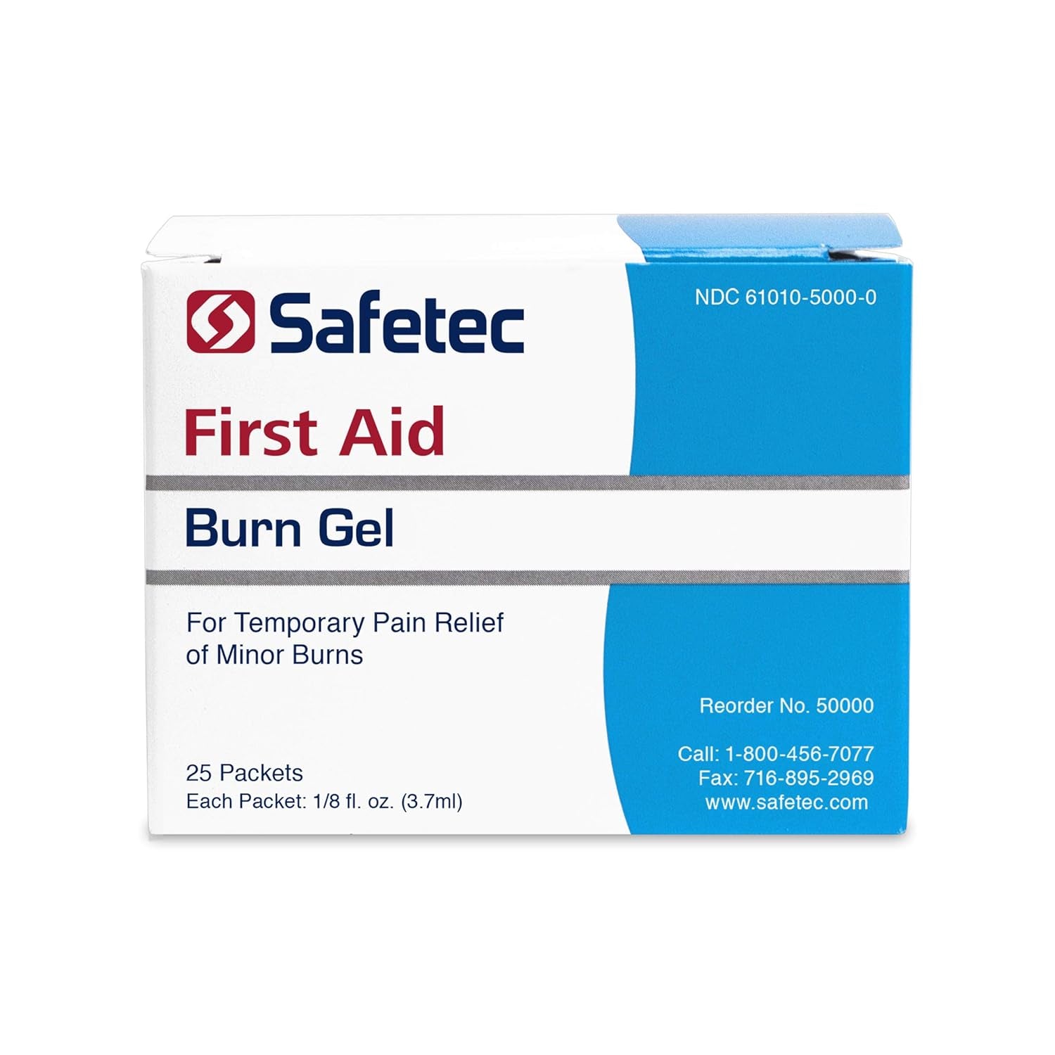 Safetec Burn Gel.125 Oz. Pouch 25 Ct. Box