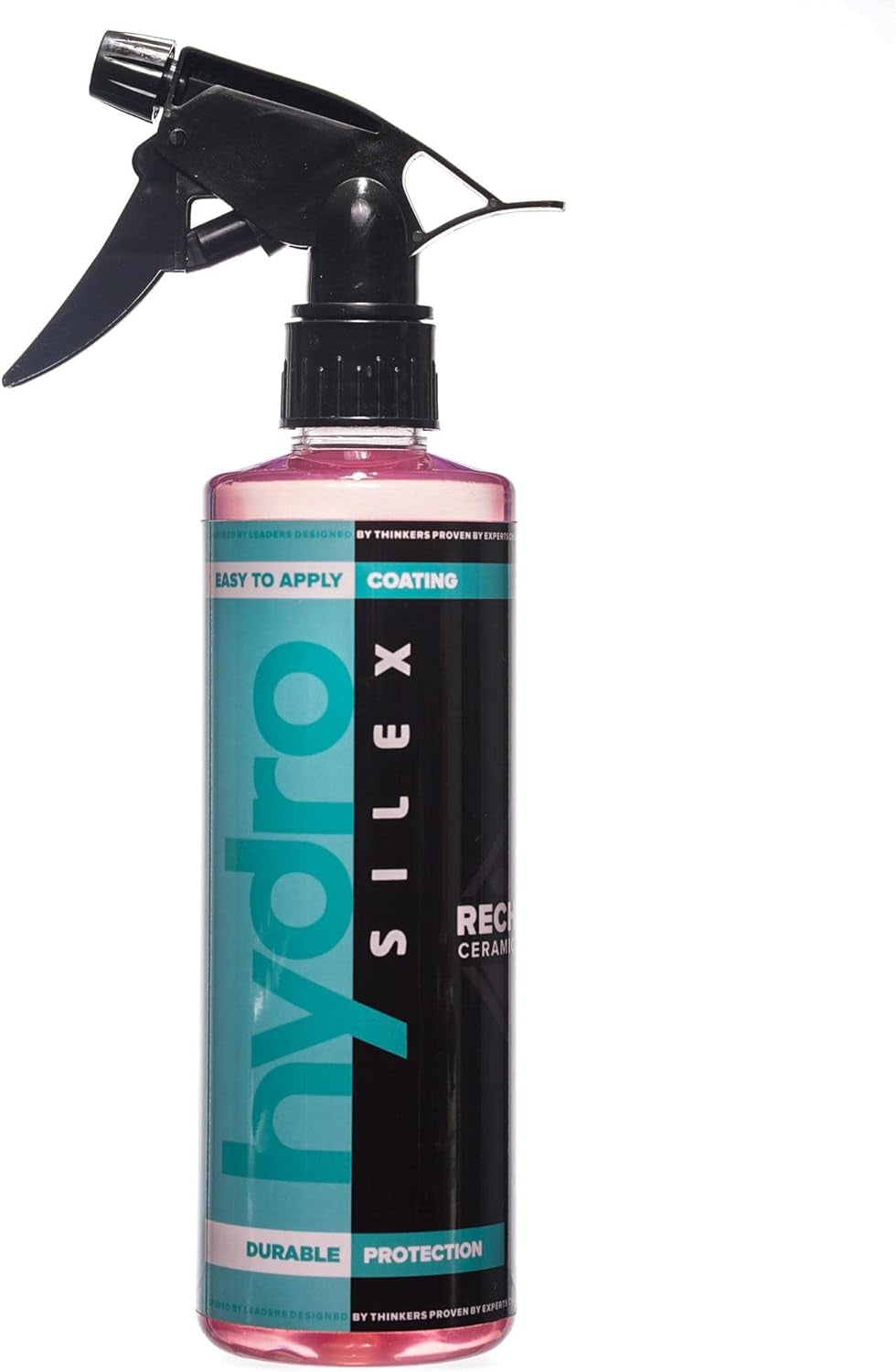 Hydrosilex Recharge Car Ceramic Coating - Wet/Dry Applied Protective Ultra Hydrophobic Ceramic Detail Spray Replaces Wax & Sealants - DIY Friendly Car Care Products 6 Months of Protection - 16 Ounces