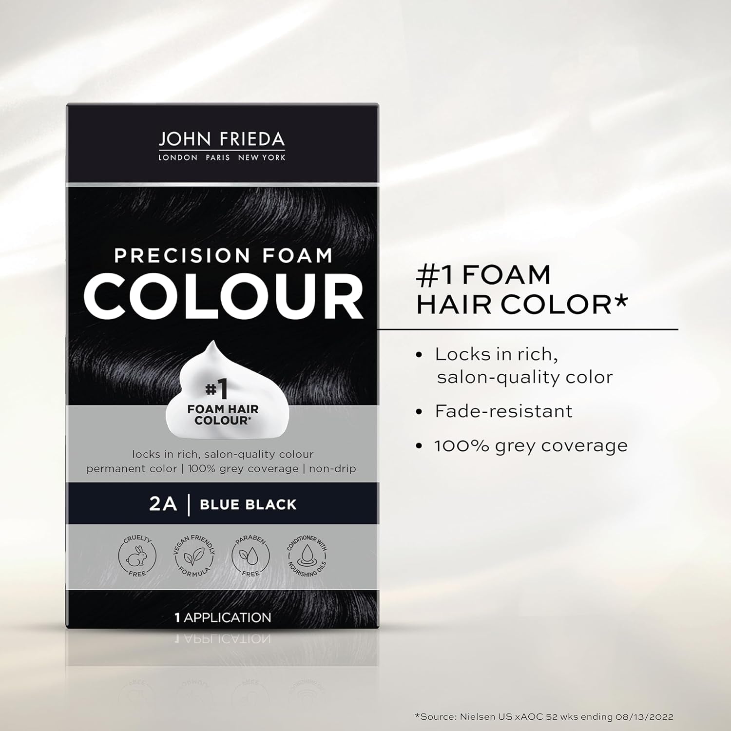 John Frieda Precision Foam Colour, Blue Black 2A