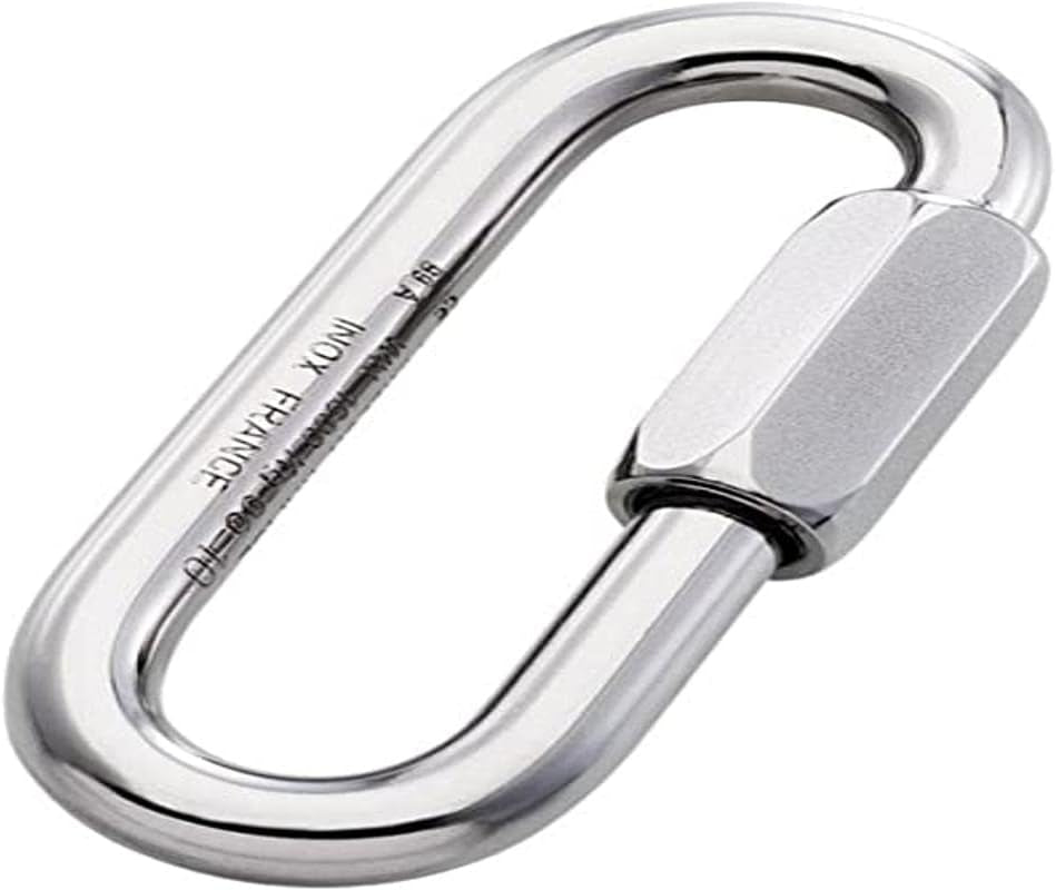 PETZL P15 GO Oval Steel Quick Link, 7 Mm