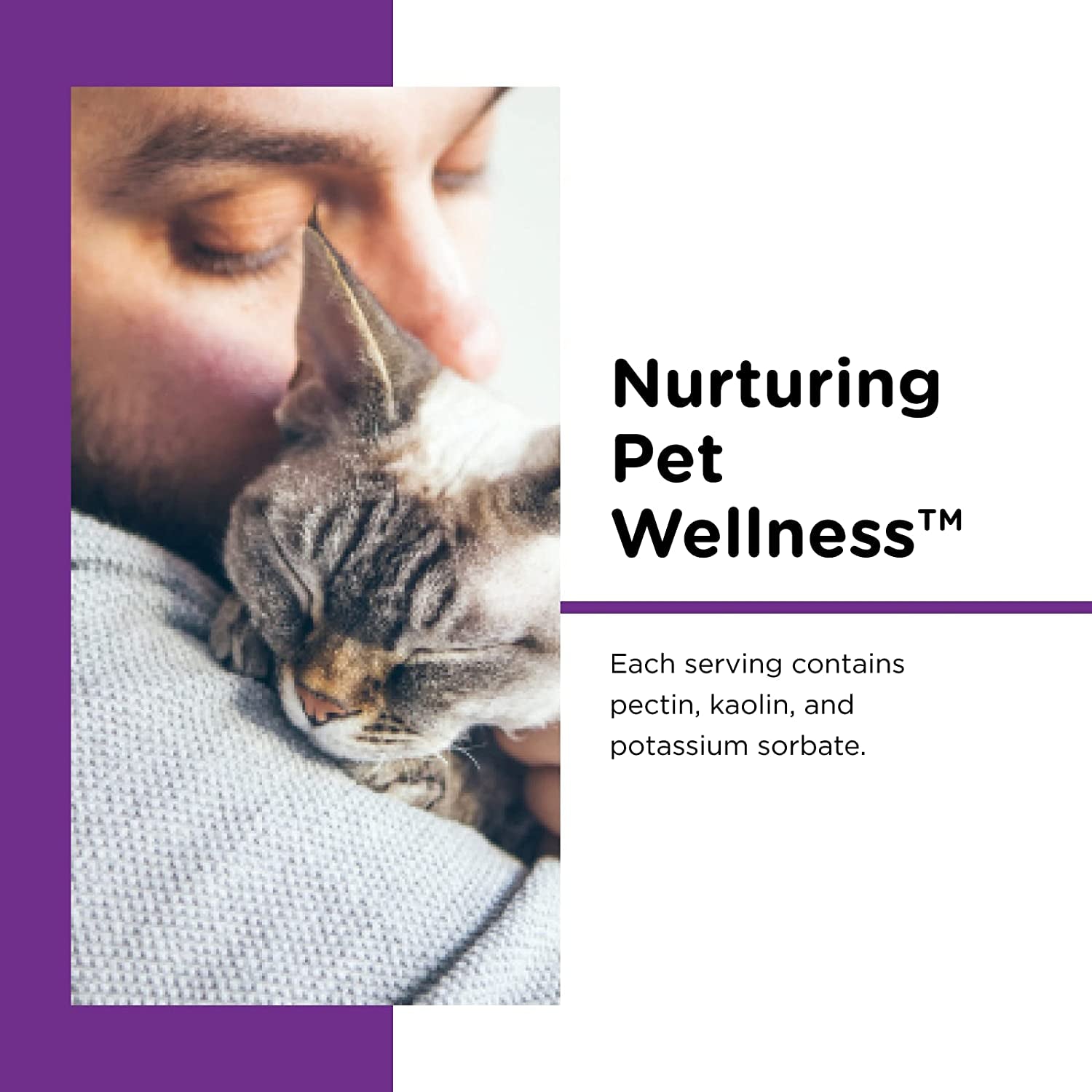 Nutri-Vet anti Diarrehea Liquid for Cats | Detodxifying Agent Works against Bacterial Toxins | 4 Ounces