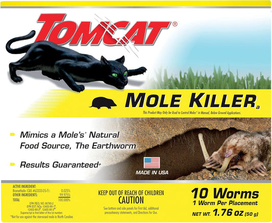 Tomcat Mole Killer - Worm Bait (Box)