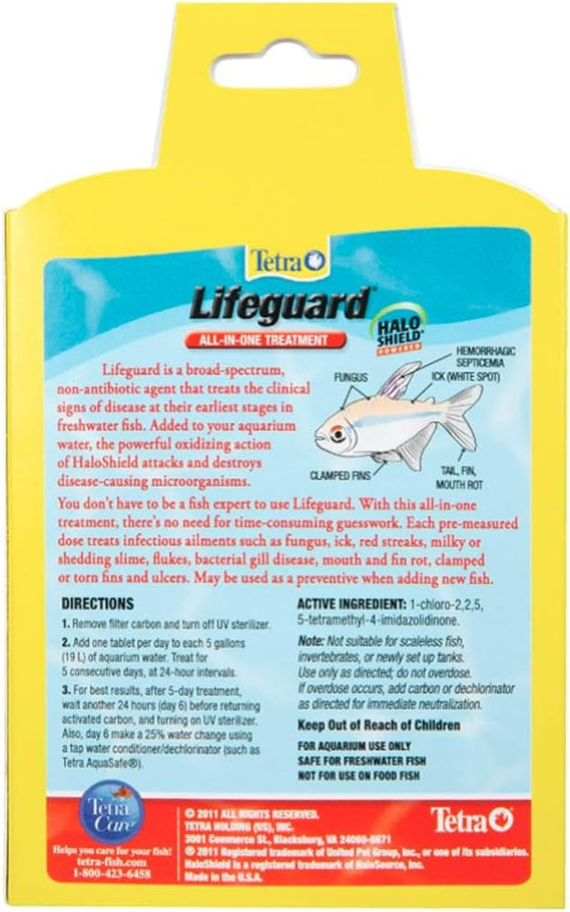 Tetra 77326 Tetra Lifeguard Tablets, 32 Tablets Treats 32-Gallons