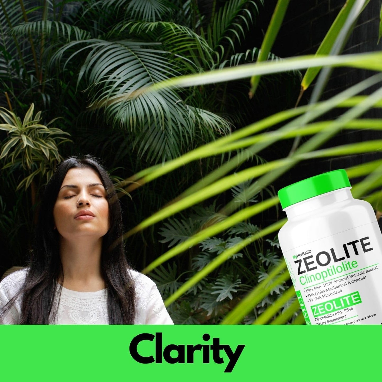 Zeolite Powder 120 Capsules | Detox | Clinoptilolite 95% | 3X Activated | Natural Mineral Dust Less-Than 1 Μm