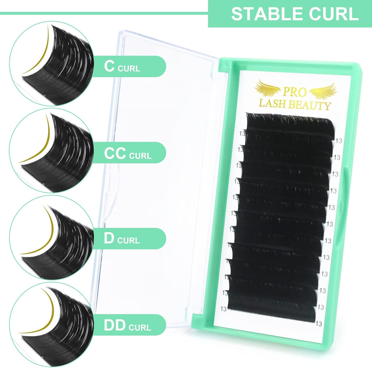 Volume Lash Extensions D-0.07-20-25Mix Easy Fan Volume Lashes Flowering Lash Extensions Mega Volume Lash Extensions (D-0.07,20-25Mix)