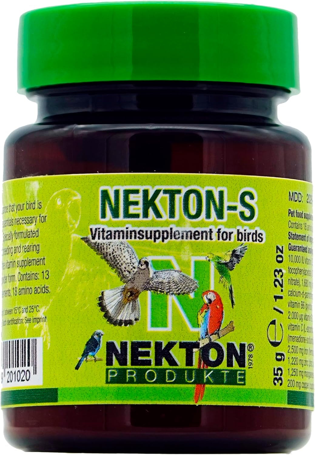 Nekton-S Multi-Vitamin for Birds, 35Gm, (1.23 Ounce)