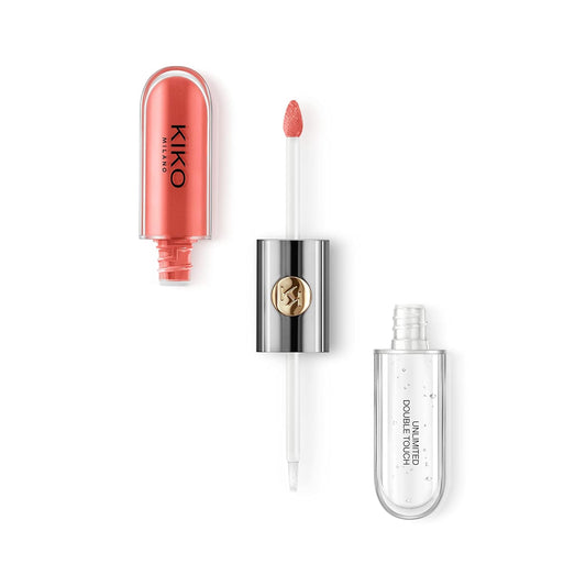 Kiko Milano Unlimited Double Touch 114 | Liquid Lipstick with a Bright Finish in a Two-Step Application. Lasts up to 12 Hours*. No-Transfer Base Colour.