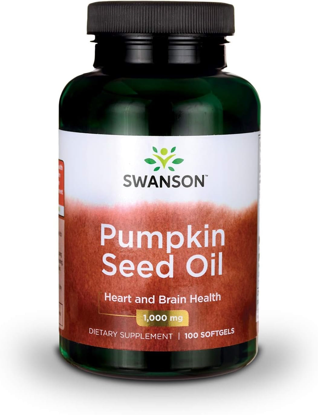 Swanson Pumpkin Seed Oil Brain Health Cardiovascular Support High Bioavailable Essential Fatty Acids (Efas) Combination Herbal Supplement 1000 Mg 100 Softgel Capsules