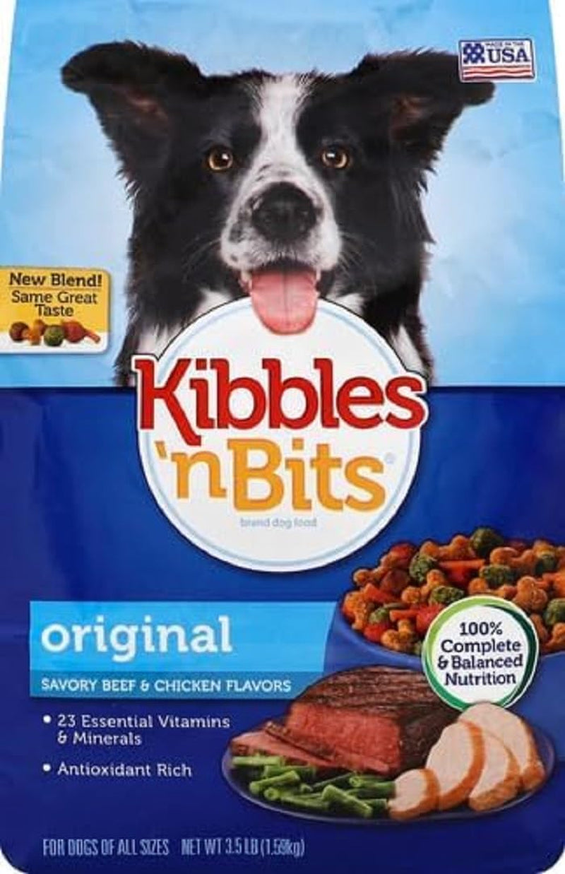 Kibbles 'N Bits Dog Food Original Savory Beef & Chicken Flavor