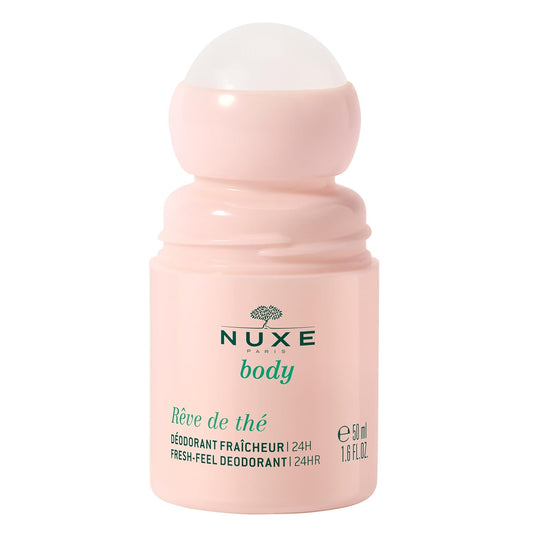 NUXE Aluminum Free Deodorant Rêve De Thé | Natural 24-Hour Odor & Sweat Protection for Women, 1.6 Fl Oz