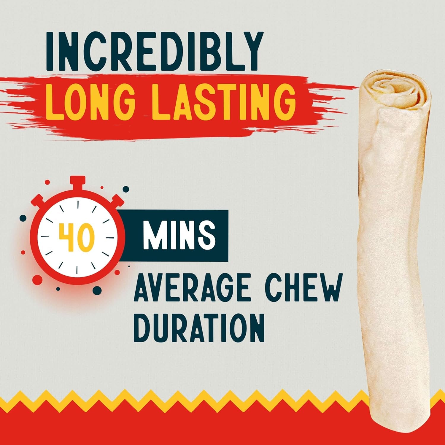 Canine Chews 10-11" Dog Rawhide Retriever Rolls - Dog Rawhide Chews (20 Pack) - 100% Usa-Sourced Natural Beef Raw Hide Dog Bones for Large Dogs - Healthy Single-Ingredient Rawhide Bones Treat