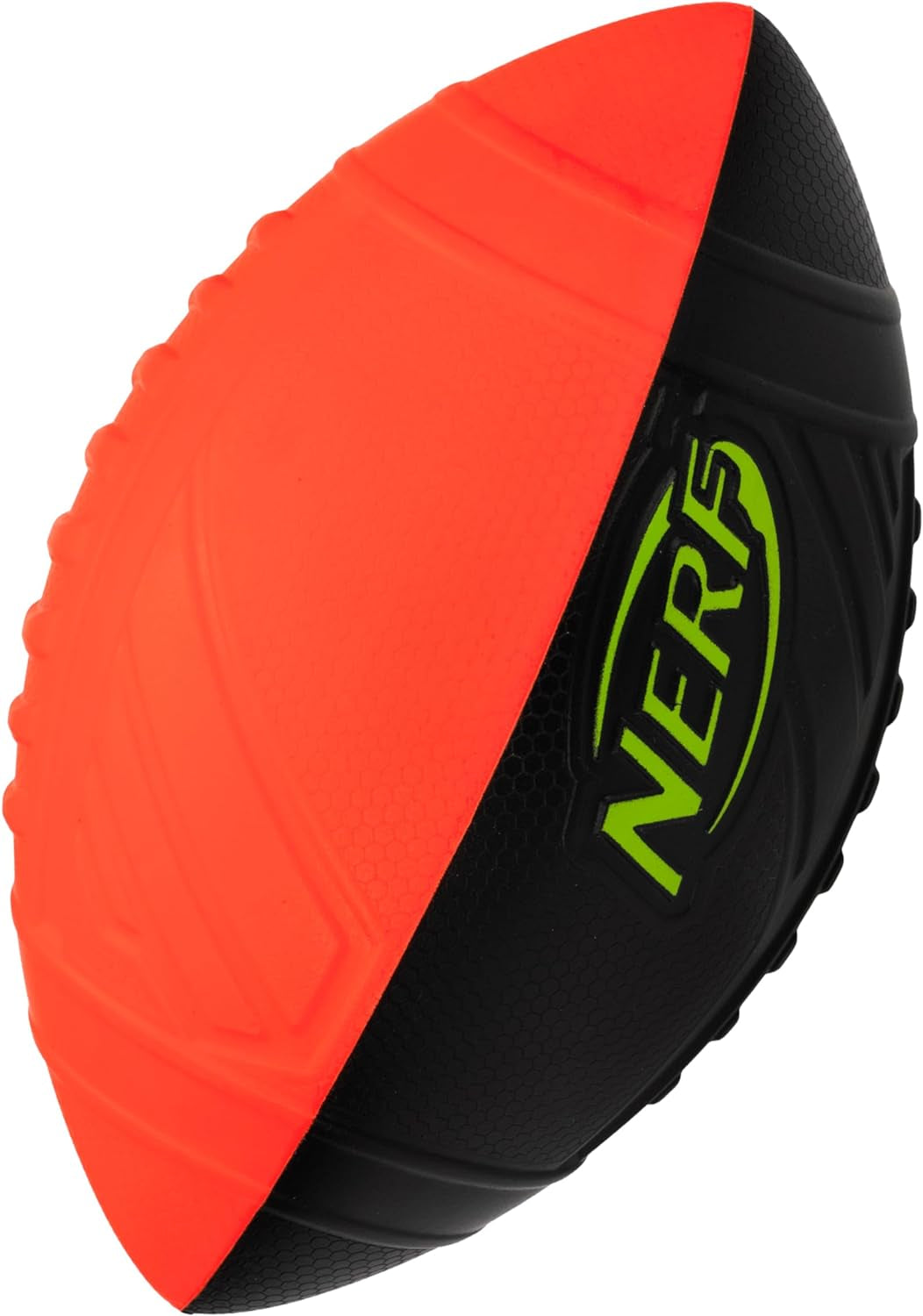 NERF Kids Foam Football - Pro Grip Youth Soft Foam Ball - Indoor + Outdoor Football for Kids - Small NERF Foam Football - 9" Inch Youth Sized Football - Red + Black