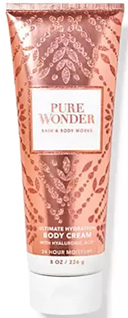 Bath & Body Works Pure Wonder Ultimate Hydration Body Cream Gift Set for Women, 8 Fl Oz (Pure Wonder)