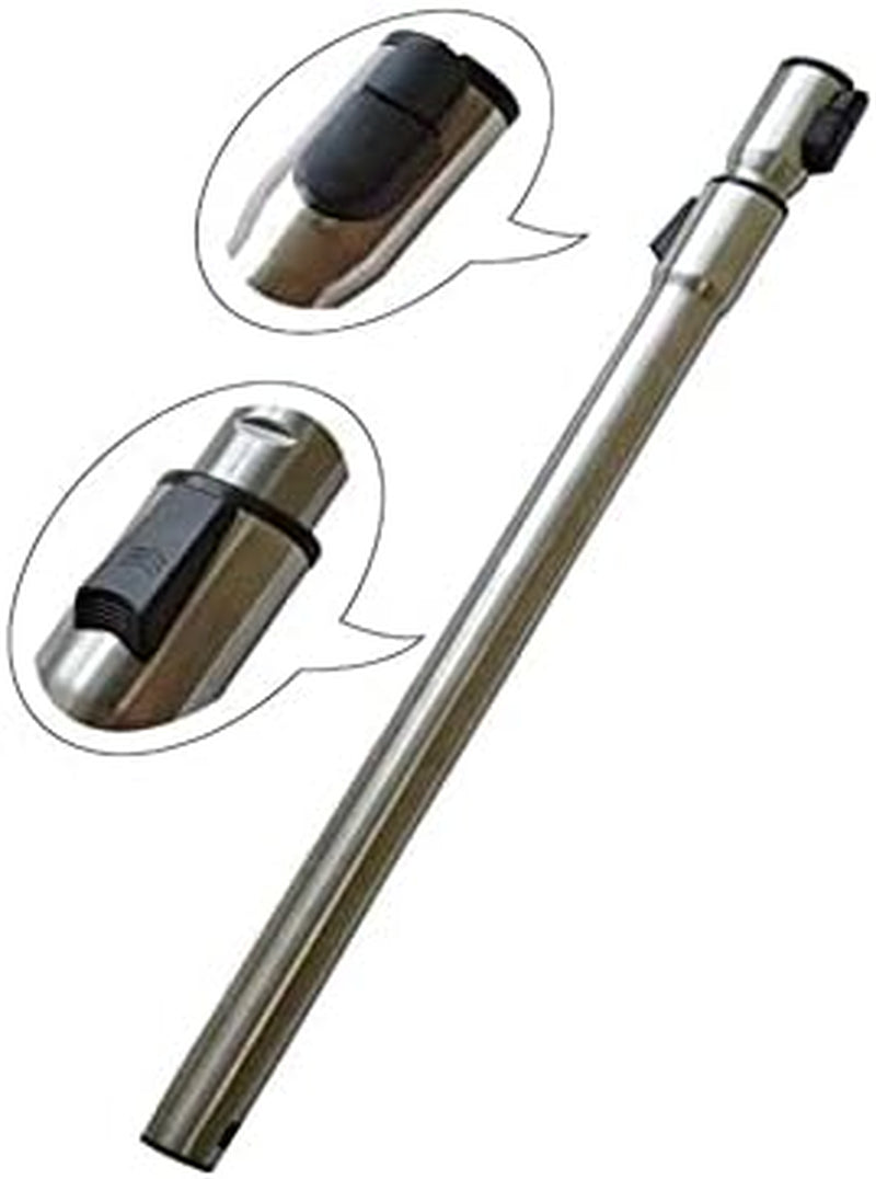 Replacement 35 MM Telescopic Wand. Compatible with Miele Canister Vacuum Cleaners. NON ELECTRIC METAL; Compare to Part # 10275580